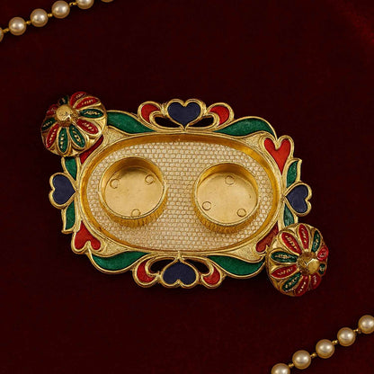 Meenakari Roli–Chawal Pooja - (1 Pc)
