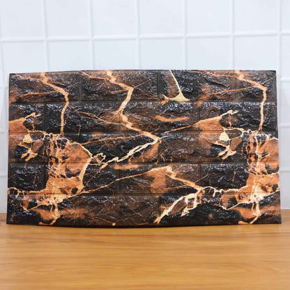 Wallpaper 3D Foam Wallpaper Sticker Panels (76 x 70 Cm / 1 Pc)