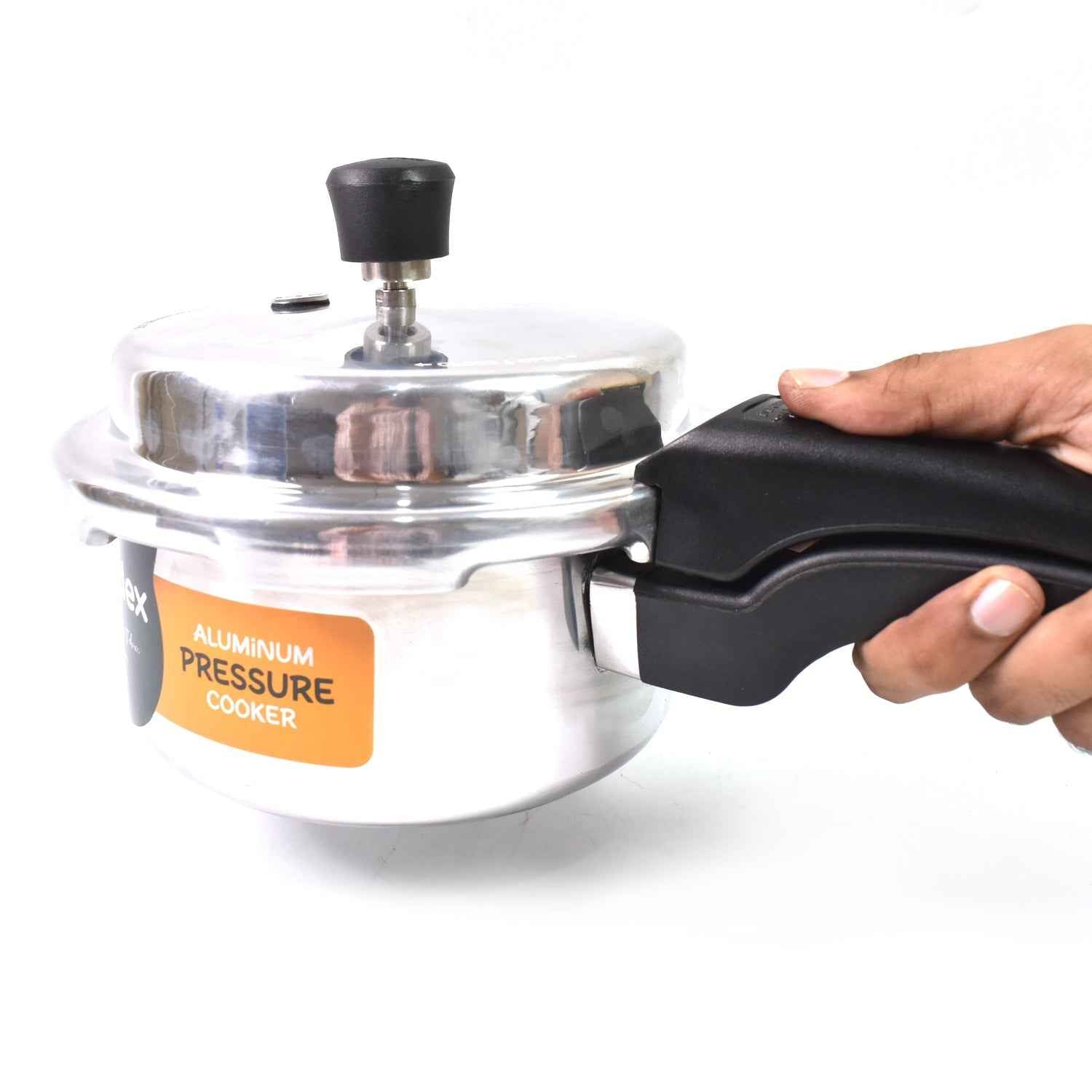 Aluminium Unique Goldex Pressure Cookers With Outer Lid (2 Litres / 5-Year warranty,  ISI Number :- 2347, BIS Number :- CM/L -7600164310