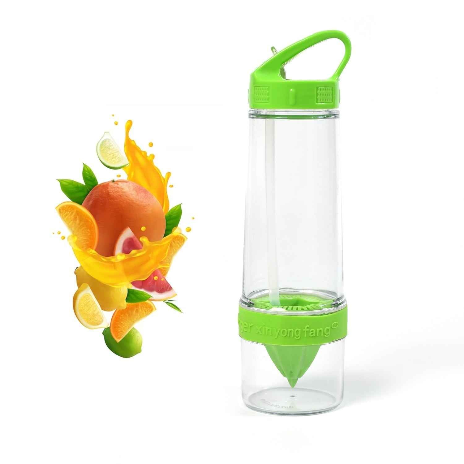 Citrus Zinger Sports Bottle with Juice Maker Infuser