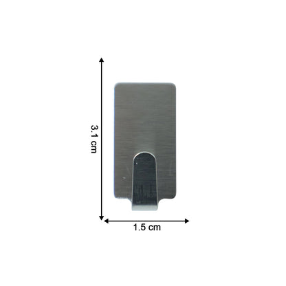 Self Adhesive Wall Hooks Set (Pack Of 6)