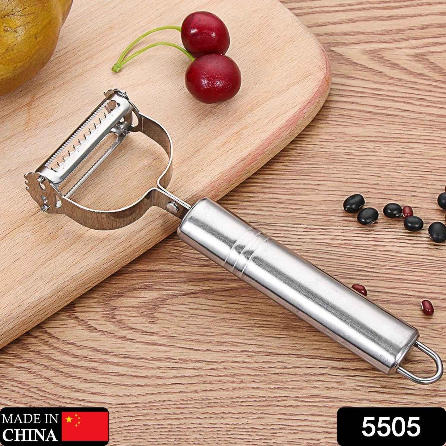 Stainless Steel 2-in-1 Potato Peeler - Multifunctional Julienne Cutter for Vegetables & Fruits