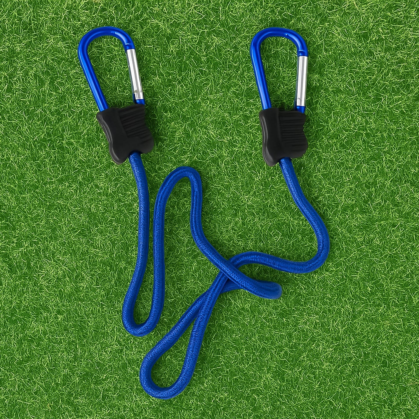 Carabiner Bungee Cord with Hook for Luggage & Bags (1 Pc / Mix Color)