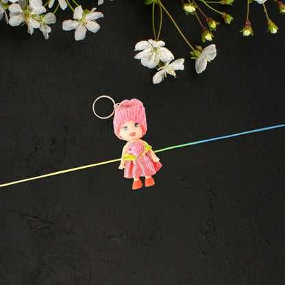 Multifunction Doll  for Kids – Cute Soft Toy  with Keychain Use – Decorative Fancy  cum Keyring for Boys & Girls