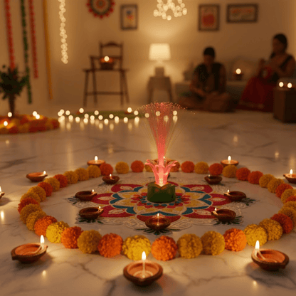 LED Candlelight Colourful Candle Decoration LED Light, (1 Pc / Multicolor Light)