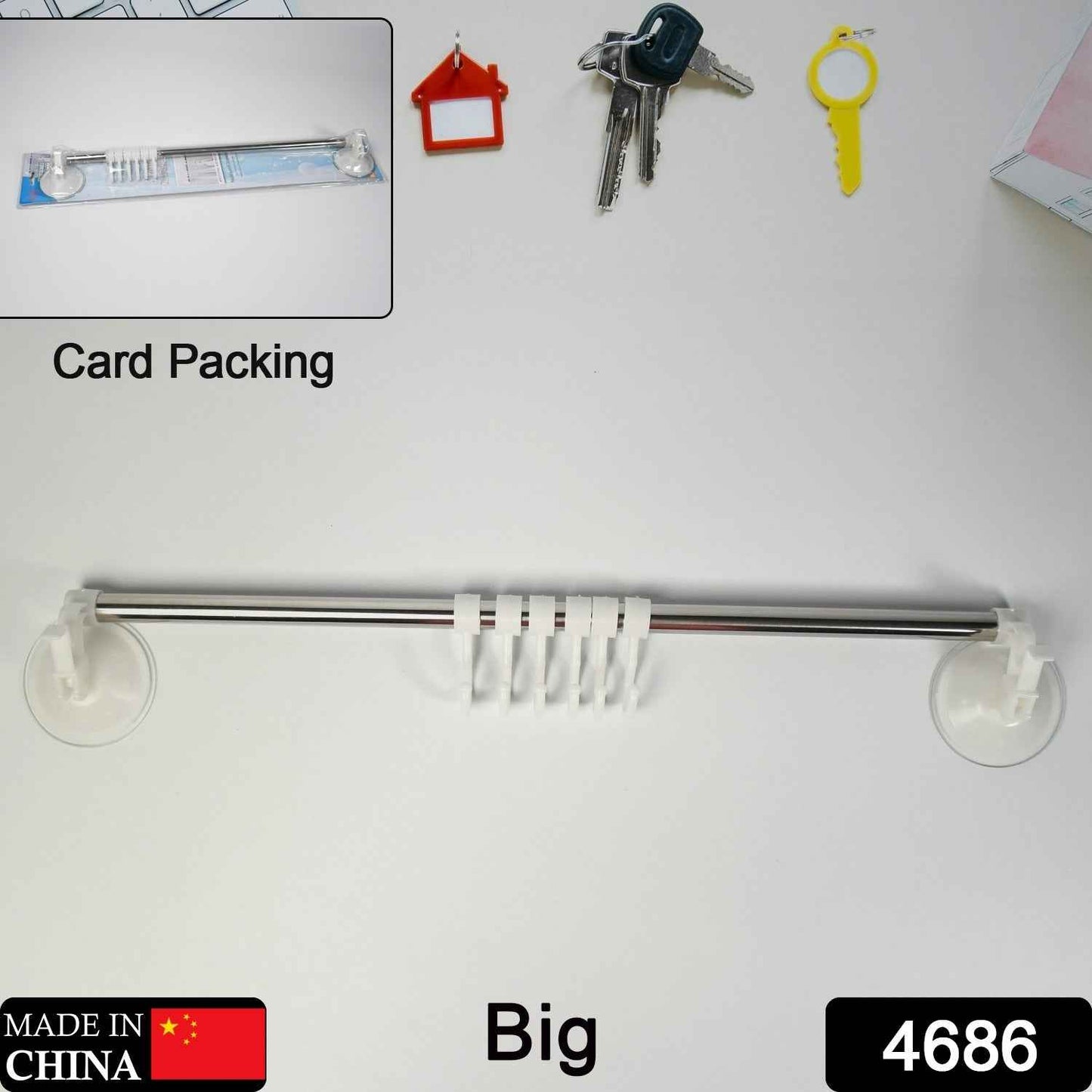 Towel Holder Suction Cup Towel Rack Stainless Steel Towel Bar Bathroom Kitchen Shelf Towel Rail Towel Holder