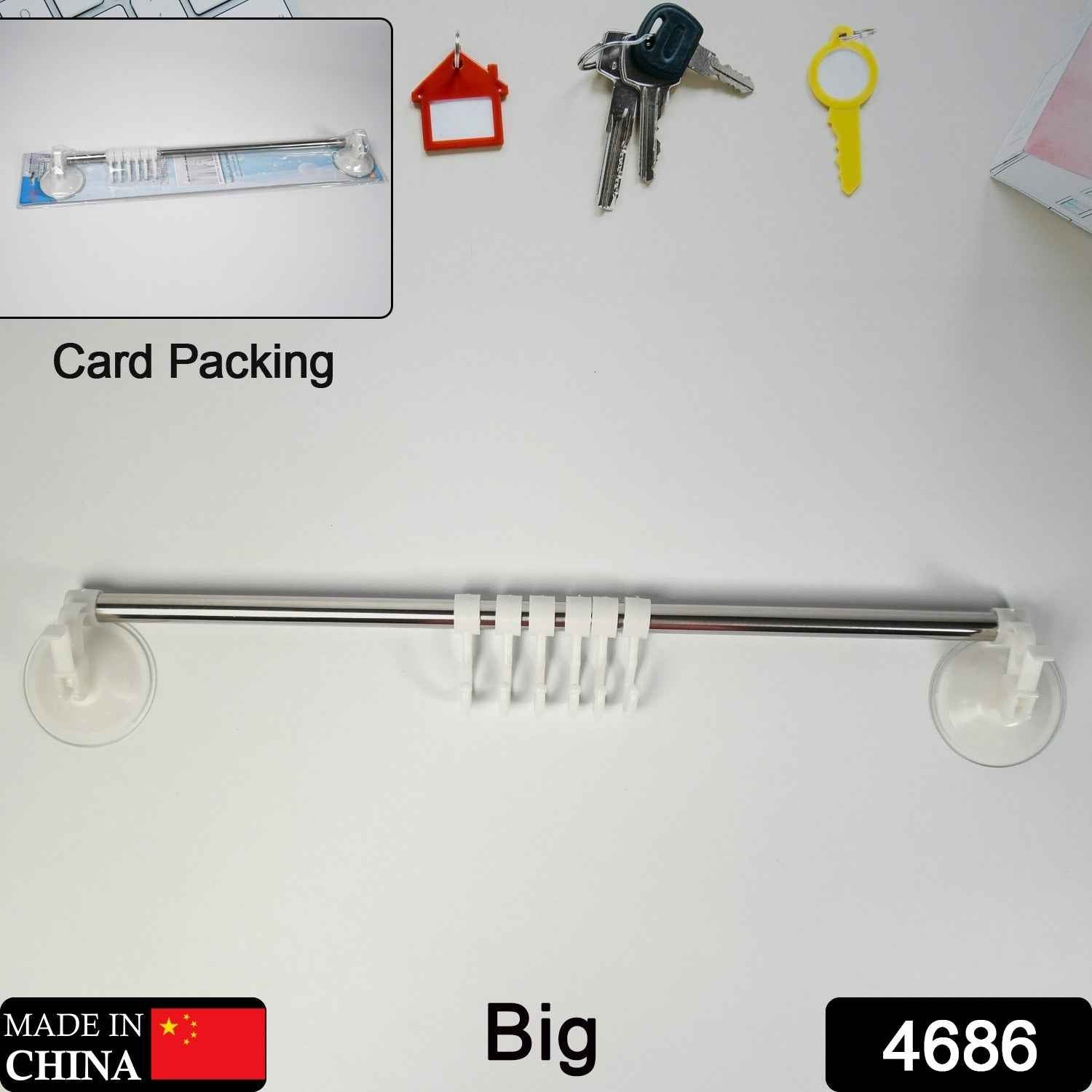 Towel Holder Suction Cup Towel Rack Stainless Steel Towel Bar Bathroom Kitchen Shelf Towel Rail Towel Holder