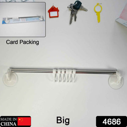 Towel Holder Suction Cup Towel Rack Stainless Steel Towel Bar Bathroom Kitchen Shelf Towel Rail Towel Holder