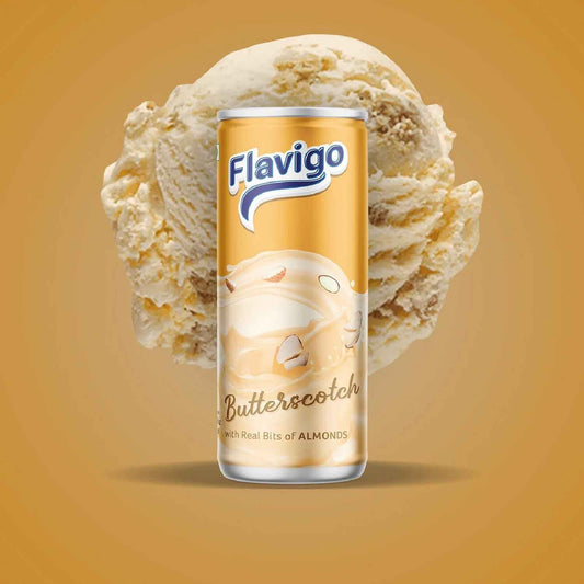 Flavigo Butter Scotch Ice Cream Milkshake (200Ml) | Ice cream shakes