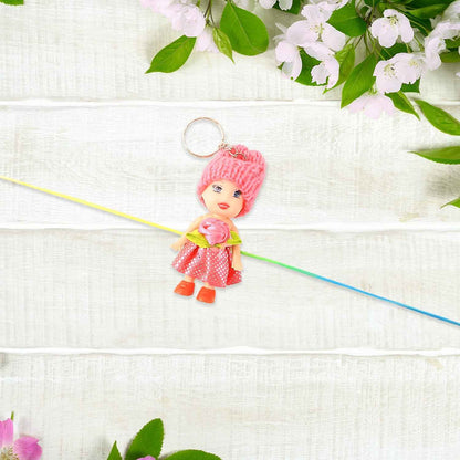 Multifunction Doll  for Kids – Cute Soft Toy  with Keychain Use – Decorative Fancy  cum Keyring for Boys & Girls