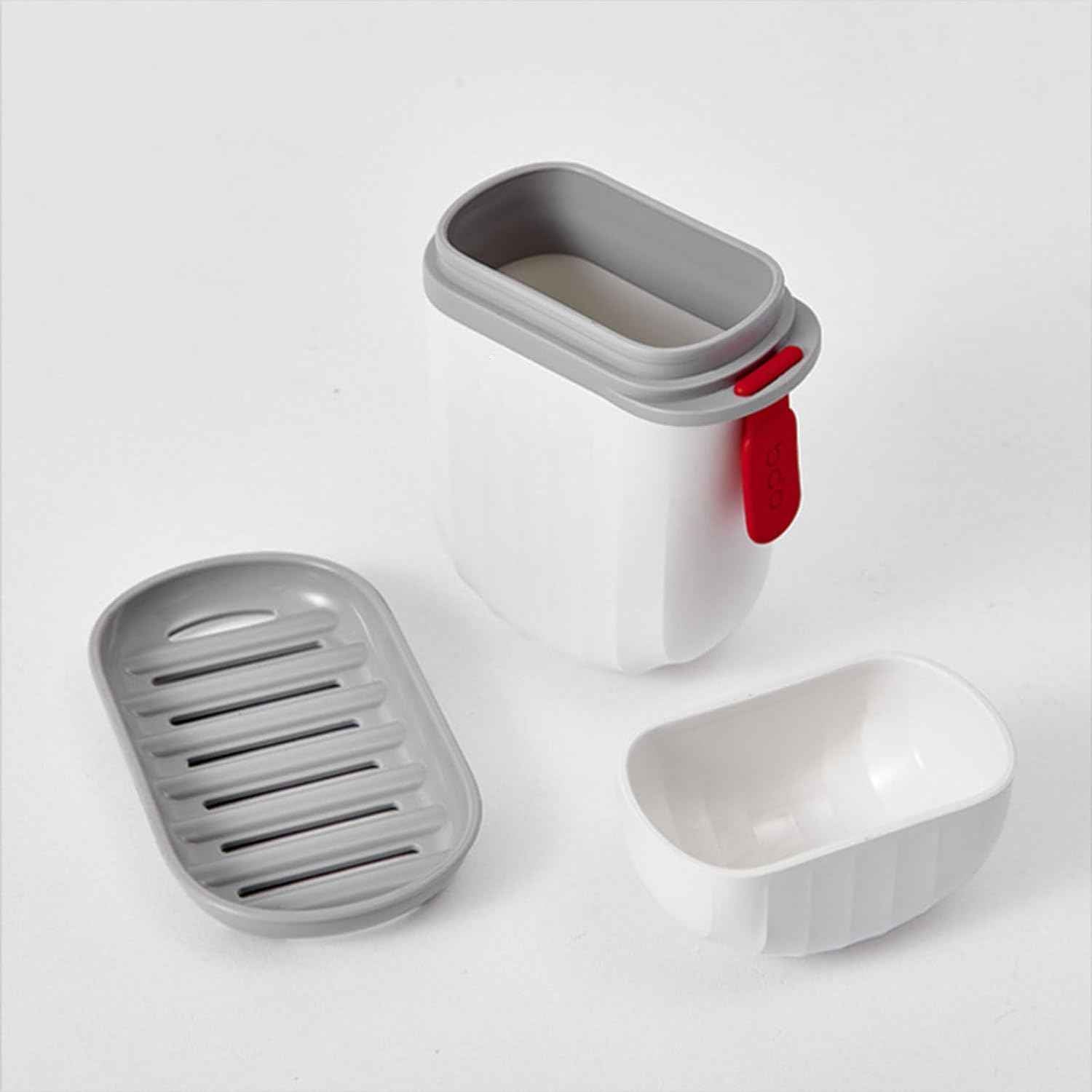 Stylish Soap Box with Secure Seal for Travel, Bathroom, Camping ,Sabudani (1 Pc)