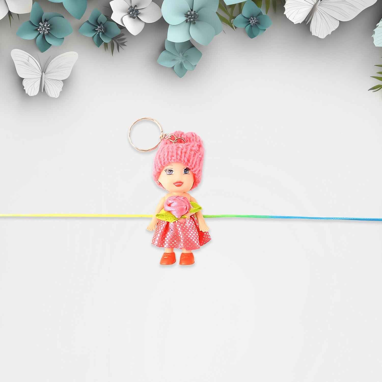Multifunction Doll  for Kids – Cute Soft Toy  with Keychain Use – Decorative Fancy  cum Keyring for Boys & Girls