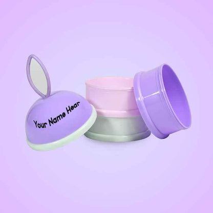 Customized 3 Layer Cute Portable Baby Food Milk Powder Storage Box Bottle Container Milk Powder Baby Food Container Bowl (Mix Color)