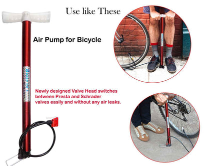 Multipurpose Air Pump (Use for Car ,Bicycles ,Scooters ,Balls, Bikes) (MOQ :- 6 Pc)