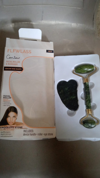 Jade Roller & Gua Sha – Natural Facial Massager for Anti-Aging & Skin Glow