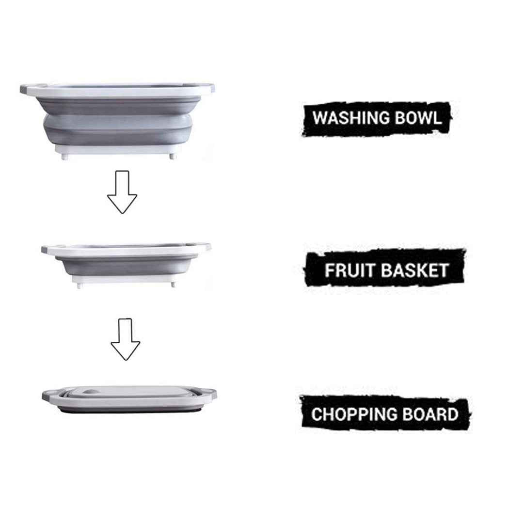 Multi-Function Dish Rack & Chopping Board