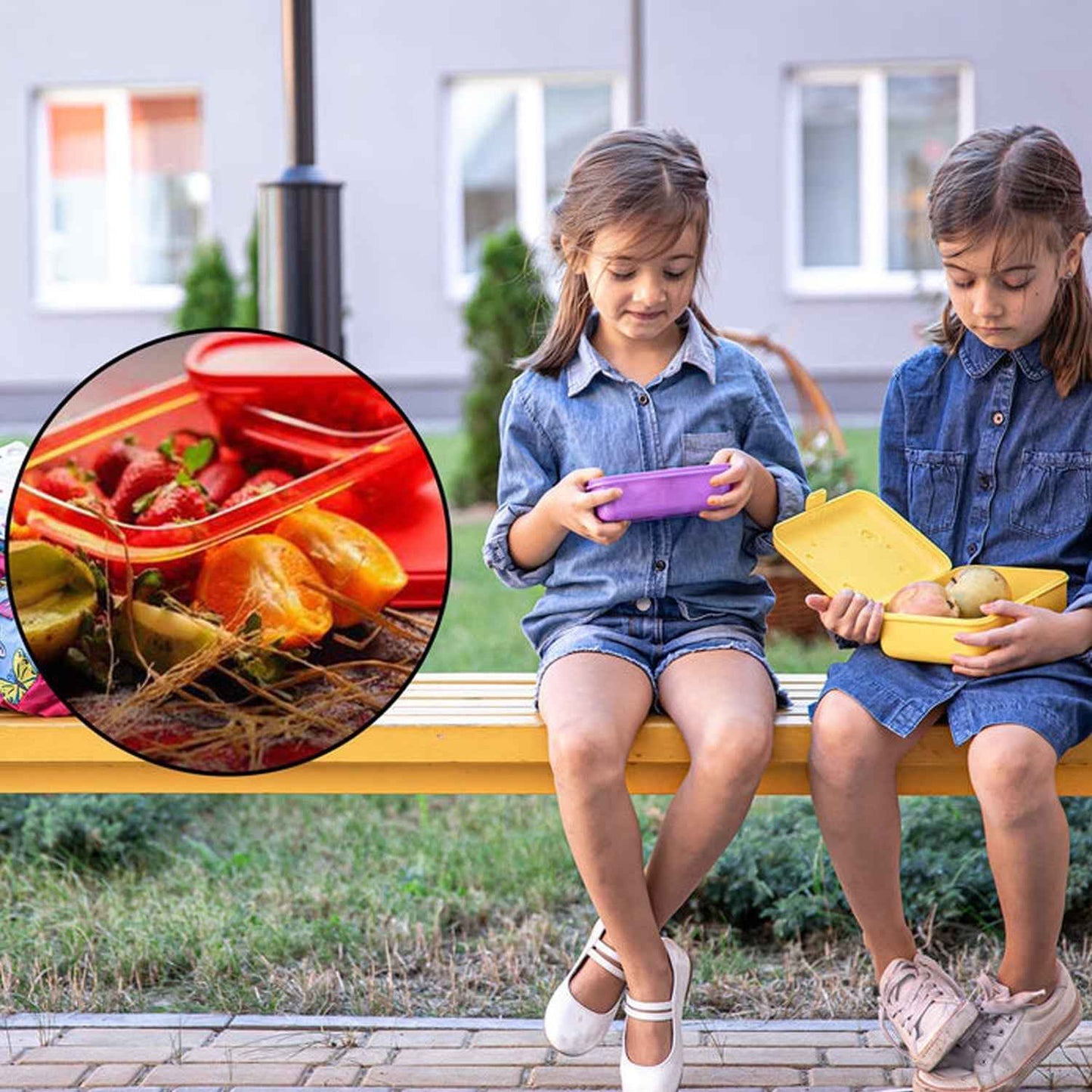 Customize Seal Rectangular 2 Containers Lunch Box