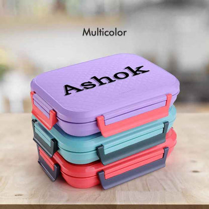 Customized Break Time Lunch Box Steel Plate Multi Compartment Lunch Box Carry To All Type lunch In Lunch Box & Premium Quality Lunch Box ideal For Office , School Kids & Travelling Ideal