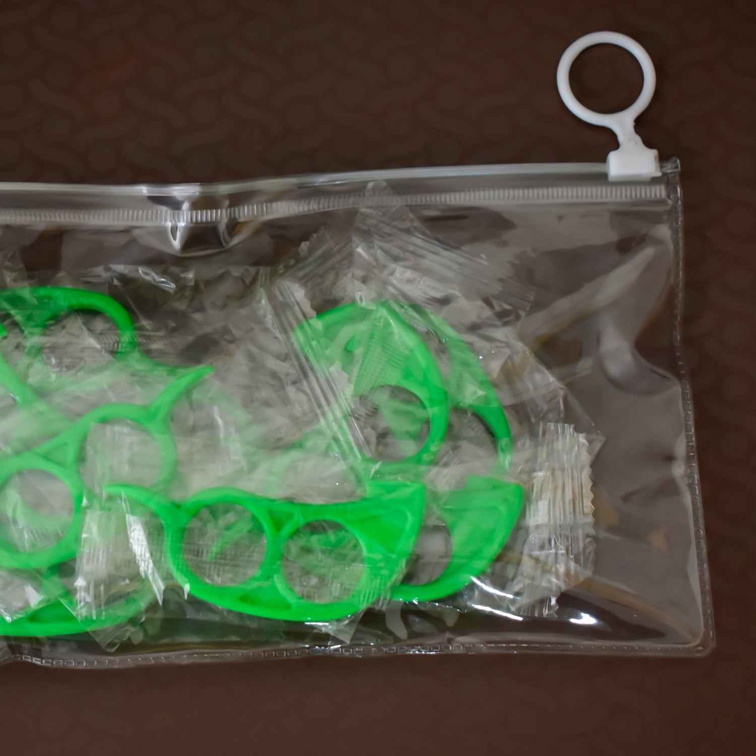 10 Pcs Orange Peeler With Transparent Pouch Bag Combo