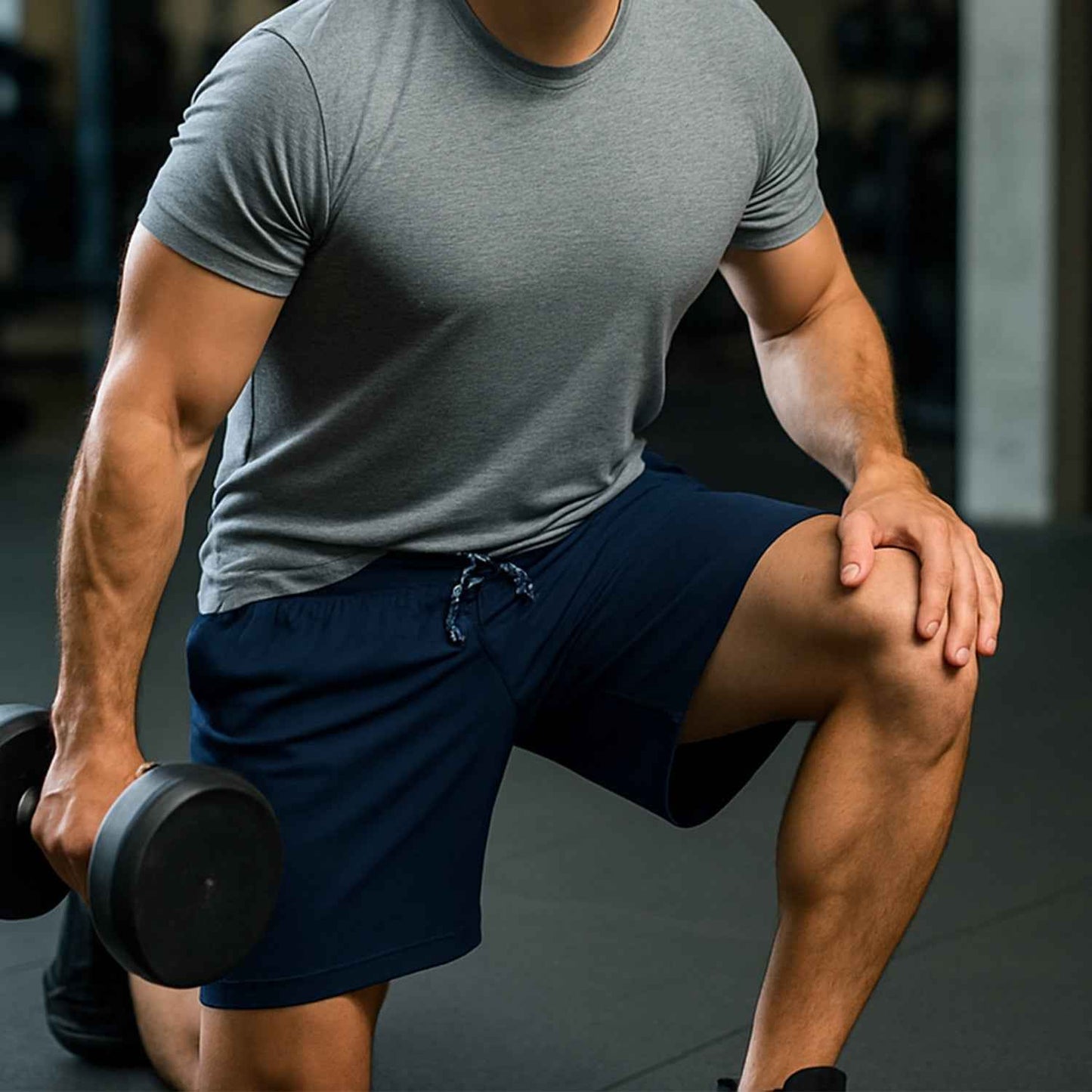 Men’s Sports Shorts with Side Stripe