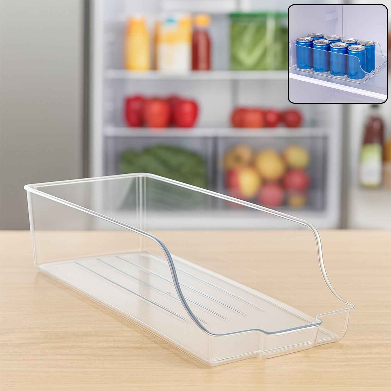 Transparent Stackable Beverage Holder Tray (Mix Size /1 Pc)