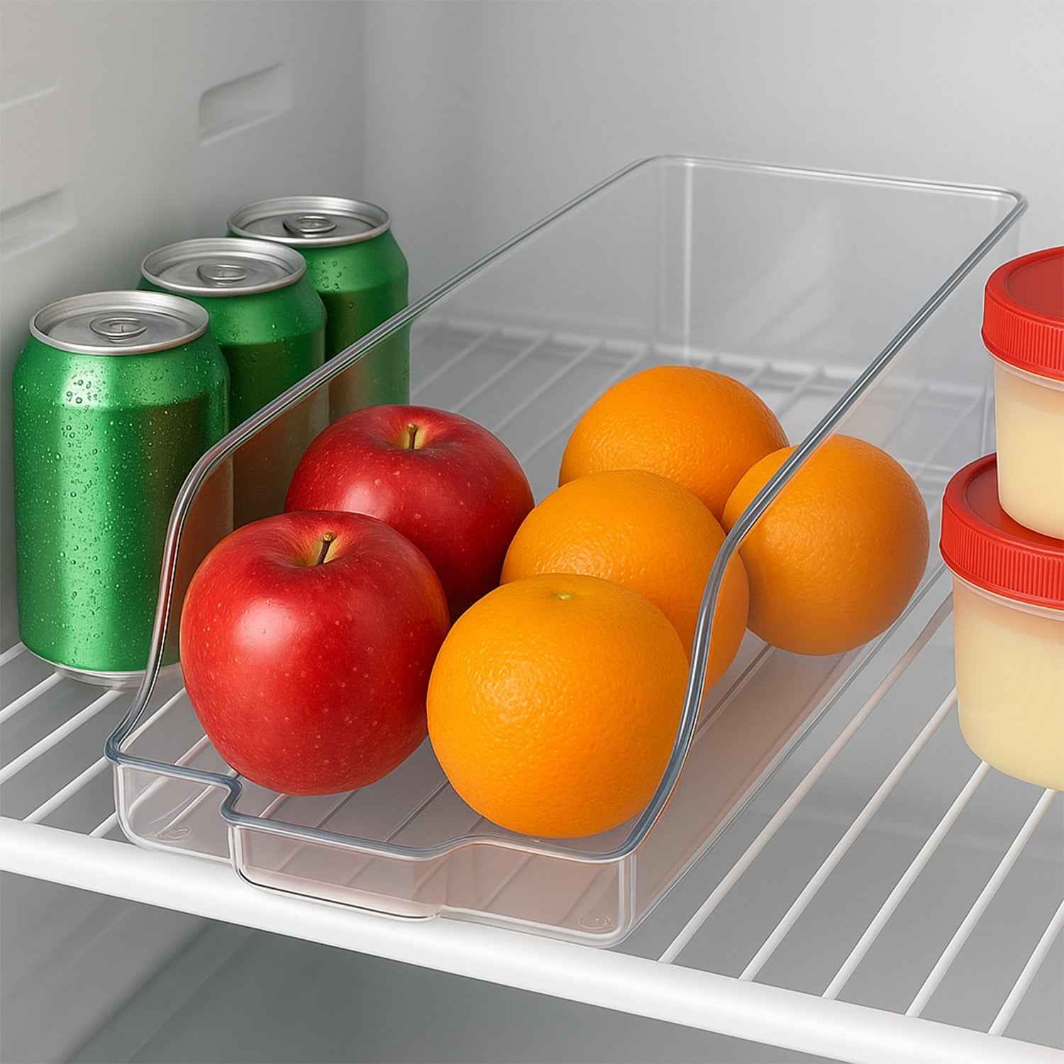 Transparent Stackable Beverage Holder Tray (Mix Size /1 Pc)