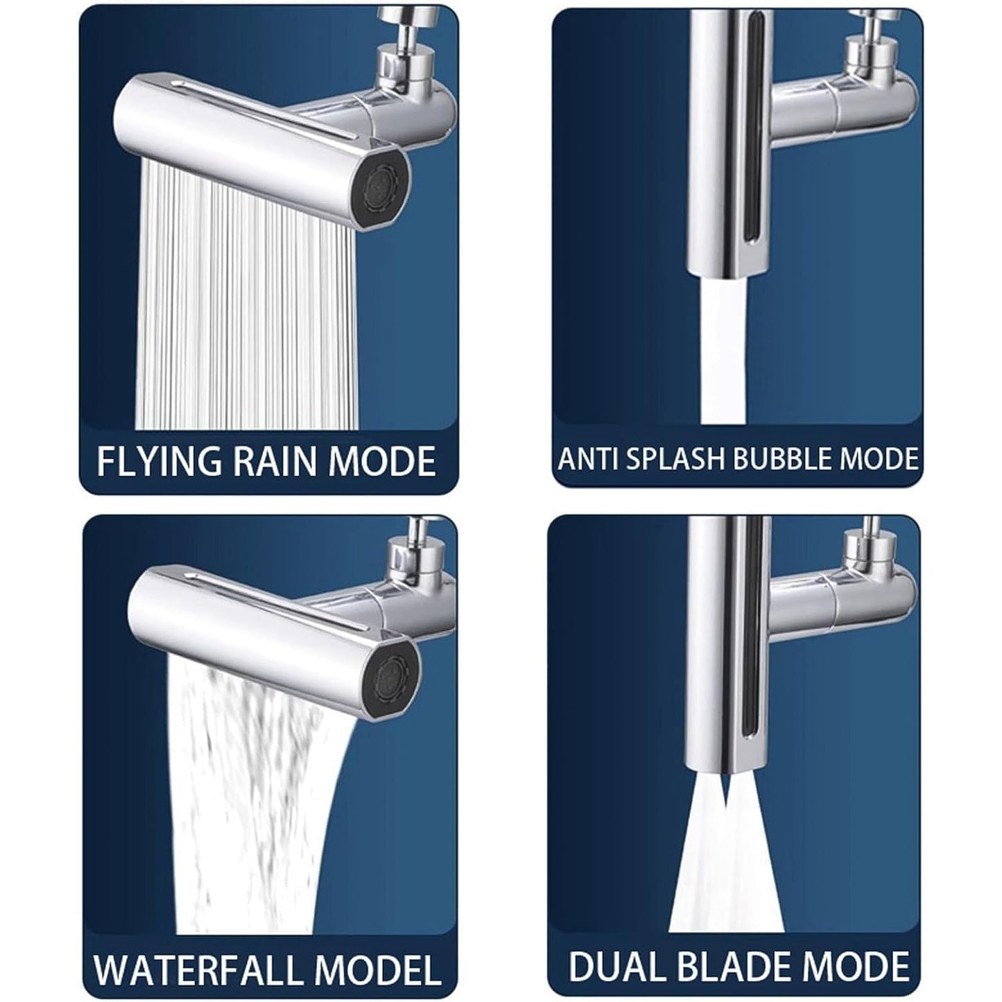 Plastic Universal Shower Head – Adjustable, High Pressure & Water Saving (1 Pc)