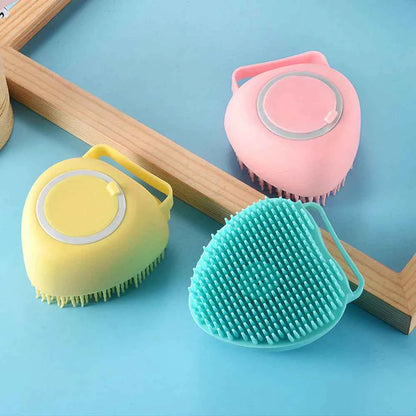 Silicon Massage Bath Brush Hair, Scalp & Bathing Brush For Cleaning Body, Hair accessories