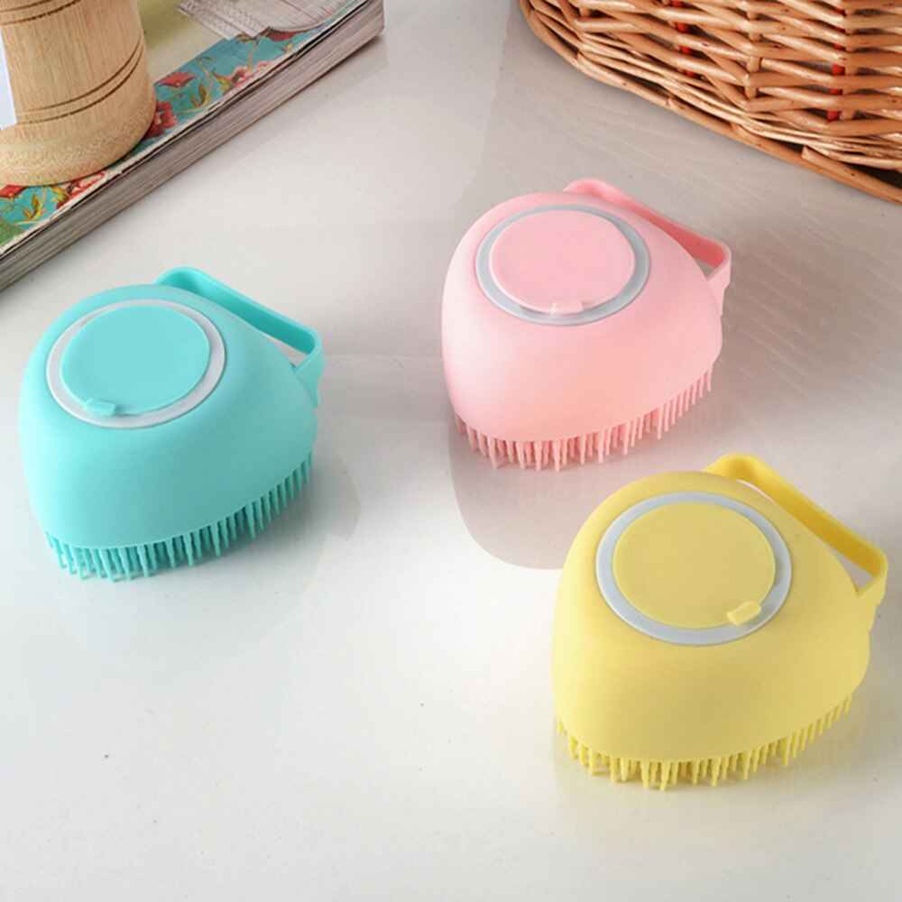 Silicon Massage Bath Brush Hair, Scalp & Bathing Brush For Cleaning Body, Hair accessories