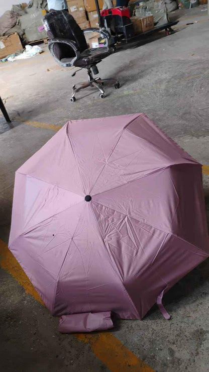 3-Fold Umbrella Summer Sun and Rain Protection Foldable Cute Umbrella || UV Protection Rain Sun Umbrella || Travel Accessories || Umbrella for Children, Girls, and Boys (1 Pc)