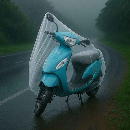 Small Disposable Plastic Activa Cover (1 Pc / 220 Cm Long Adjustable)