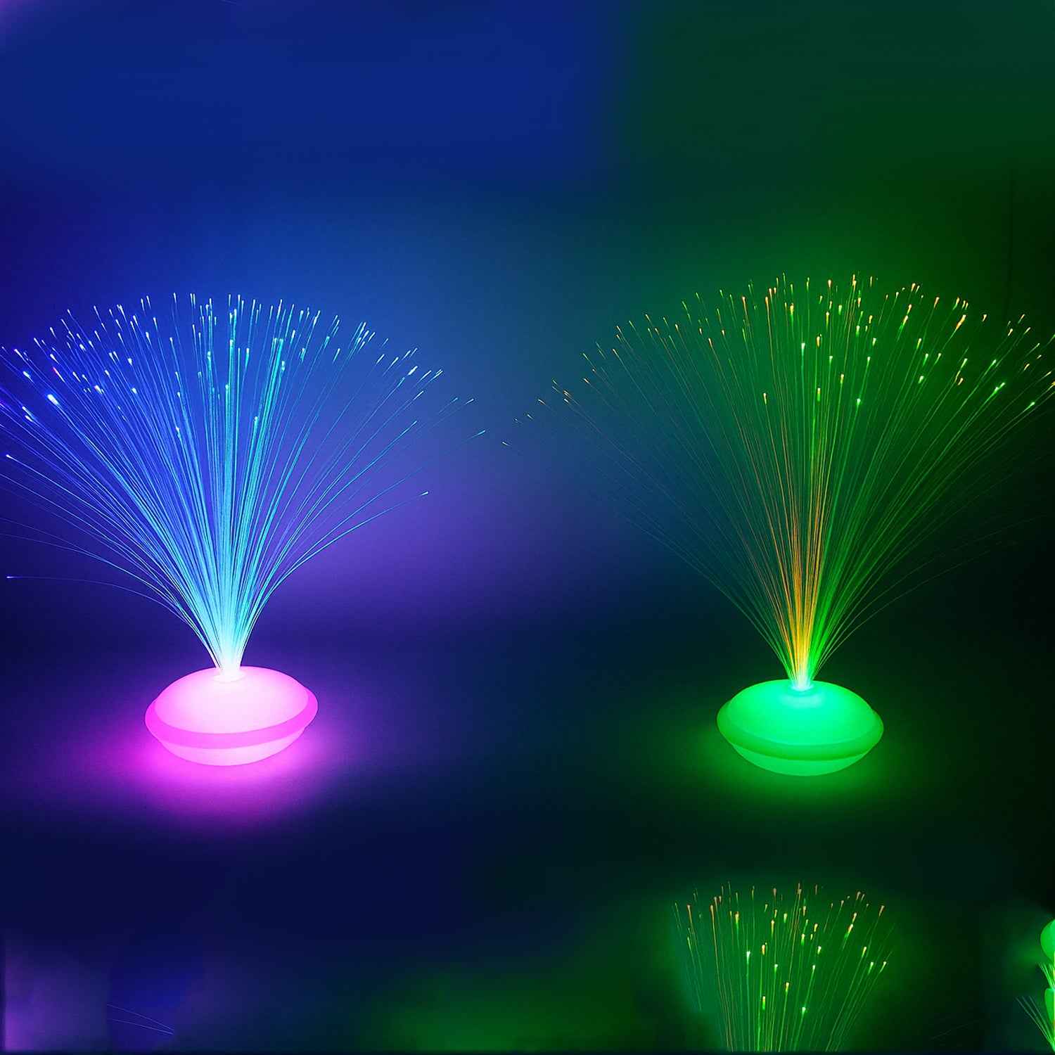 Fiber Optic Led Night Lamps Set (12 Pc)