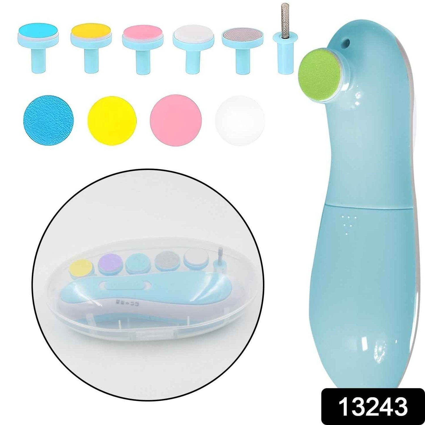 Safe Baby Nail Clippers | 6-in-1 Electric Trimmer Tool