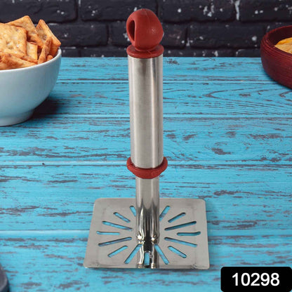 Stainless Steel PAV BHAJI/Potato Smasher with Hard Handle (1 Pc)
