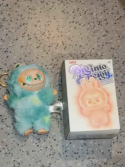 Mint Green Plush Toy Cartoon Keychain with Hook Colorful Animal Mint Green Have a Seat Vinyl Plush Blind Box  (1 Pc)