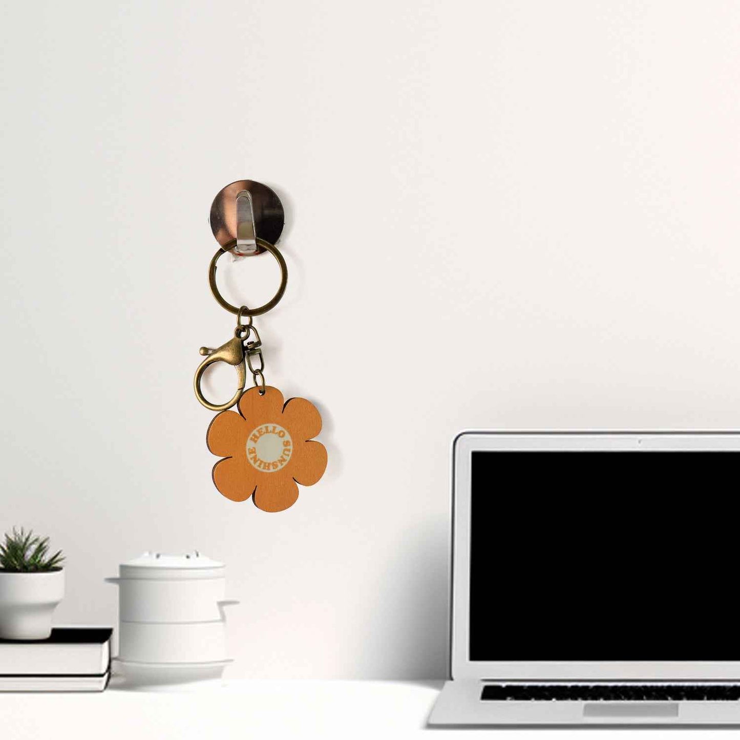 Cute Flower-Shaped Keychain (Mix Design / 1 Pc)
