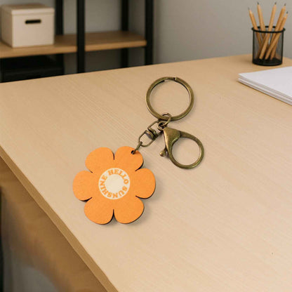 Cute Flower-Shaped Keychain (Mix Design / 1 Pc)