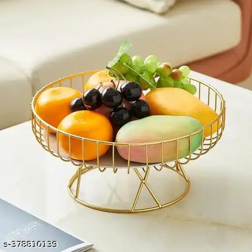 Kraphy Stainless Steel Fruit Basket for Dining Table 