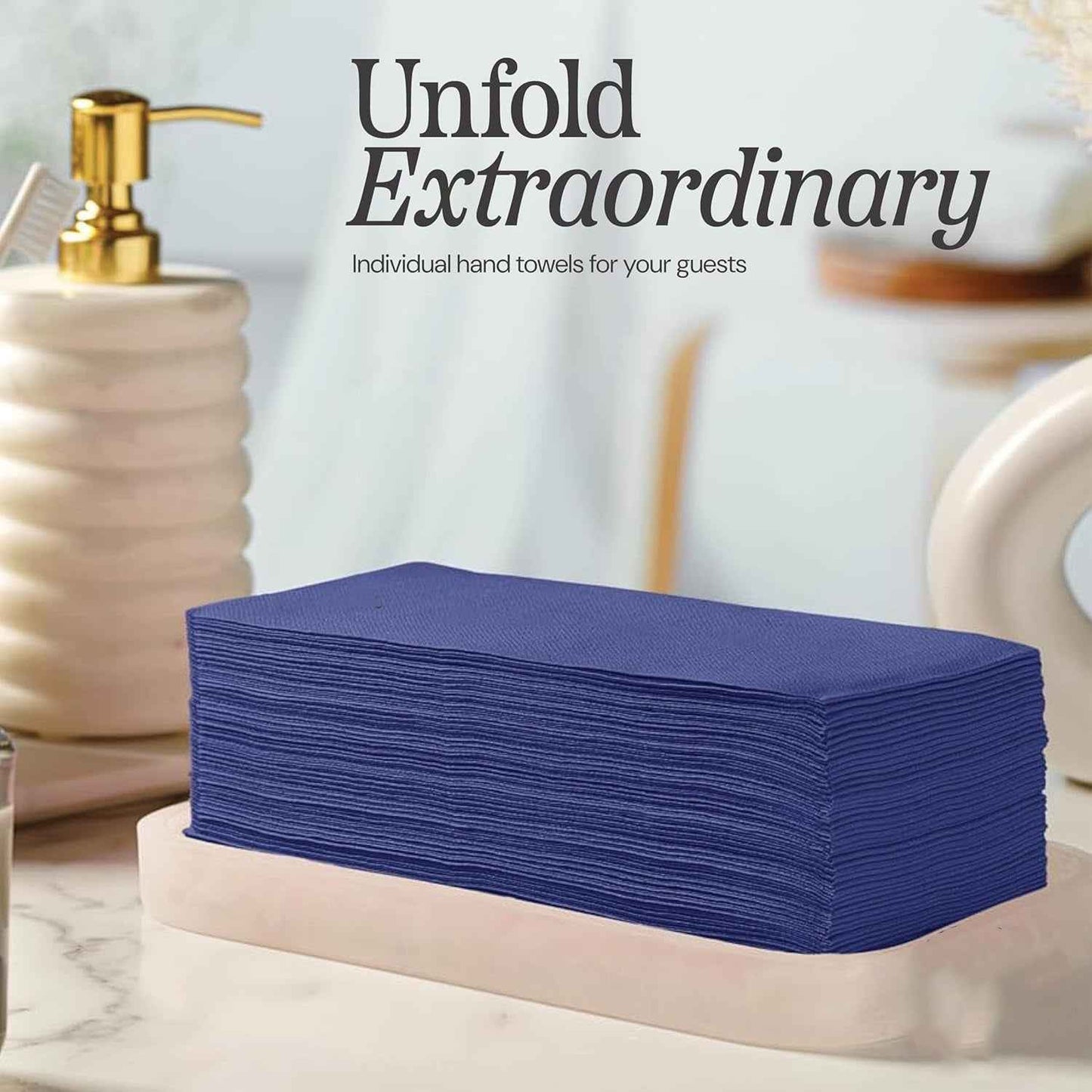 Premium Disposable Paper Napkins Approx 100 Pcs