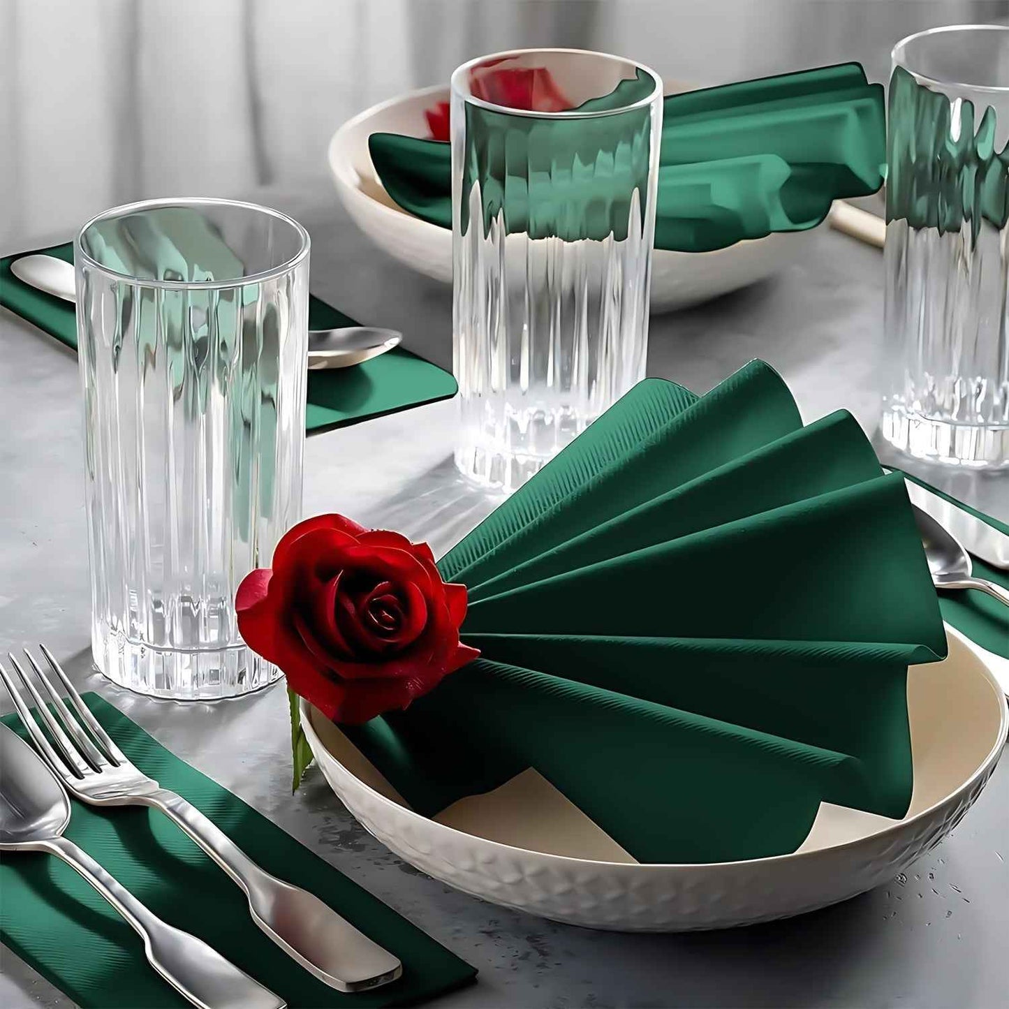 Disposable Paper Napkins Approx 100 Pcs