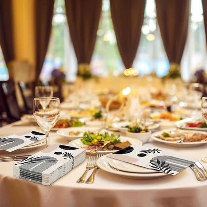 Premium Disposable Paper Napkins Approx 100 Pcs