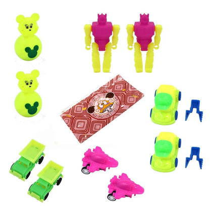 Toys for Kids Friction Powered Toy for Baby Push & Go Toys Combo Set for Boys & Girls ( Pack of 11)