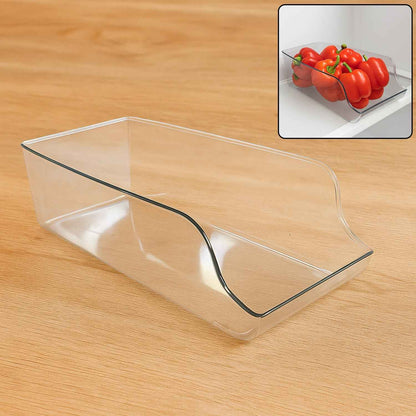 Transparent Plastic Storage Bin Box (35x16cm / 1 Pc)