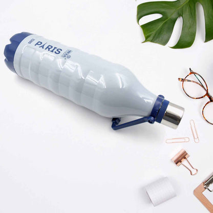 Insulated Water Bottle (2200ml): Leakproof, BPA-Free, Handle & Strap (Sports)